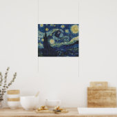 Poster Van Gogh Cross Stitch Motif (Cuisine)