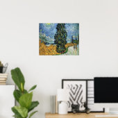 Poster Van Gogh Cypress (Bureau à domicile)