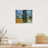 Poster Van Gogh Cypress (Cuisine)