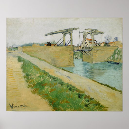 Poster Van Gogh - De Brug Langlois (Devant)
