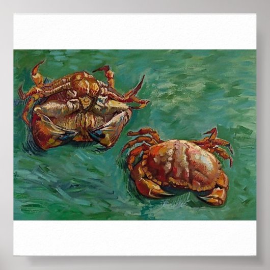 Poster Van Gogh - Deux crabes (Devant)