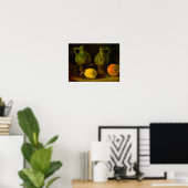 Poster Van Gogh Deux Pots et Citrouilles (Bureau à domicile)