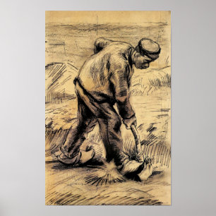 Poster Van Gogh - Digger, artwork de réalisme