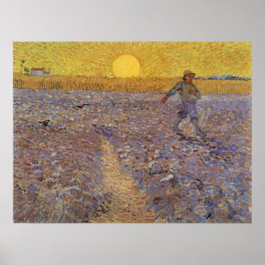 POSTER VAN GOGH - DOUCHE AVEC SOLEIL (Devant)