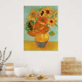 Poster Van Gogh - Douze tournesols (Cuisine)