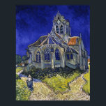 Poster Van Gogh - Église À Auvers-Sur-Oise<br><div class="desc">L'église d'Auvers-Sur-Oise Vue de la Chevet par Vincent Van Gogh. Pour plus d'images prêtes à l'affiche de Zedign Art Series Book 37 "Vincent Van Gogh - Peintures et dessins Vol 2",  visitez https://books.zedign.com/zas/37.html</div>
