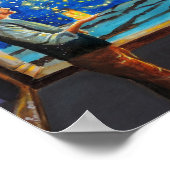 Poster Van Gogh et les lucioles étoilées (Coin)