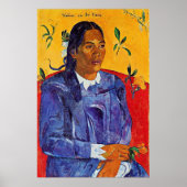 Poster Van Gogh - Femme à la fleur (Devant)