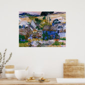 Poster Van Gogh - Fermes près d'Auvers (Cuisine)