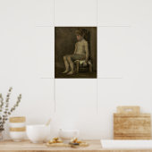 Poster Van Gogh - Fille assise (Cuisine)