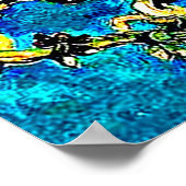 Poster Van Gogh - Fleurs d'amandes (Coin)