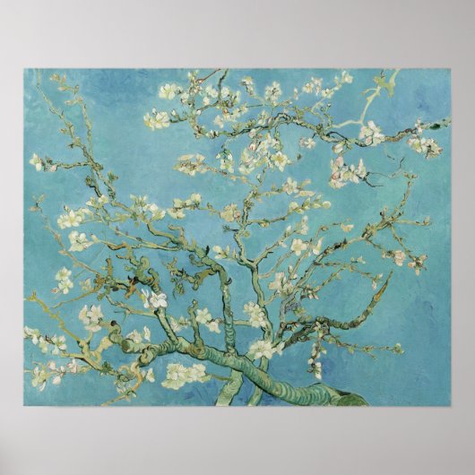 Poster Van Gogh - Floraison des amandiers (Devant)