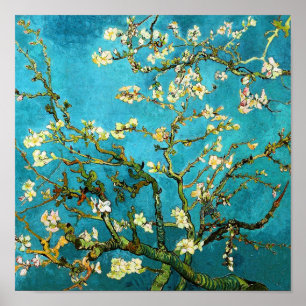 Poster Van Gogh Florssoming Almond Tree (F671) Art