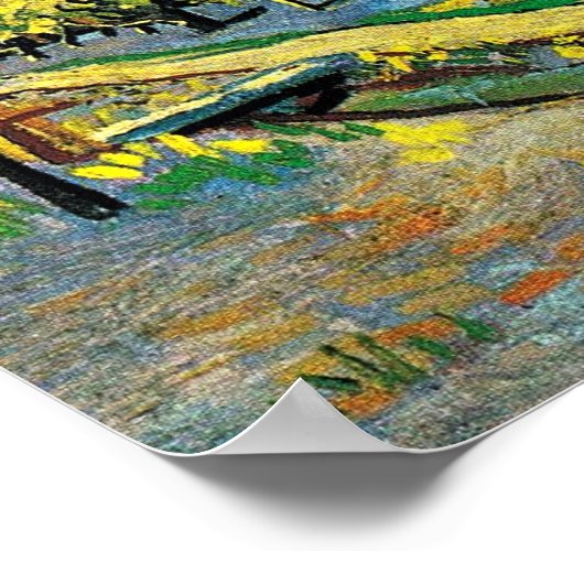 Poster van gogh - Flower Orchard (Coin)