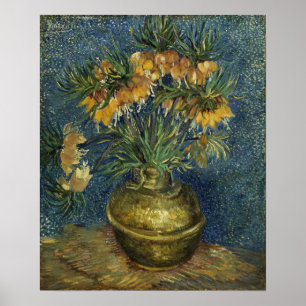 Poster Van Gogh - Fritillaires impériales dans un vase de