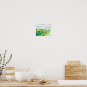 Poster Van Gogh. Green Blé Fields Auvers. Impressionnisme (Cuisine)