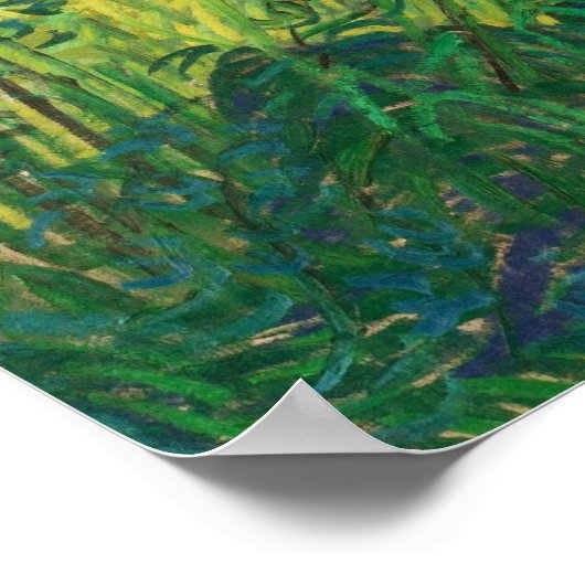 Poster Van Gogh - Green Field (Coin)