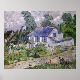 Poster Van Gogh - Houses At Auvers