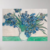 Poster Van Gogh Iris Vase Peinture Impressionnisme (Devant)