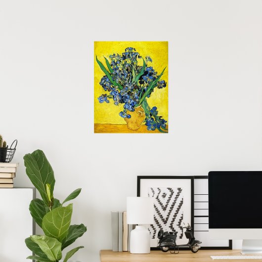 Poster Van Gogh Irises (Bureau à domicile)