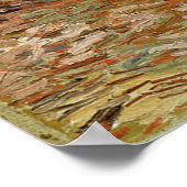 Poster Van Gogh Irises, Art Post impressionnisme Vintage (Coin)