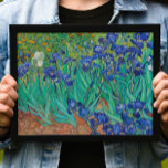Poster Van Gogh Irises. Impressionnisme vintage floral bl<br><div class="desc">Affiche de Van Gogh "Irises". L'art de l'impressionnisme floral bleu.</div>