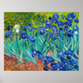 Poster Van Gogh, Irises, Les Iris, 1889 (Devant)