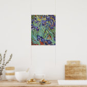 Poster Van Gogh Irises Peinture impressionniste (Cuisine)