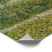 Poster Van Gogh - Jardin À Montmartre Avec Amoureux (Coin)