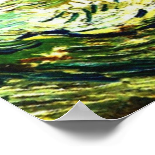 Poster Van Gogh - Jardin de Daubigny (Coin)