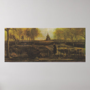 Poster Van Gogh - Jardin de loisirs à Nuenen