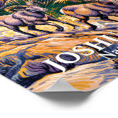 Poster Van Gogh Joshua Tree Wildlife Sheep & Custom Text (Coin)