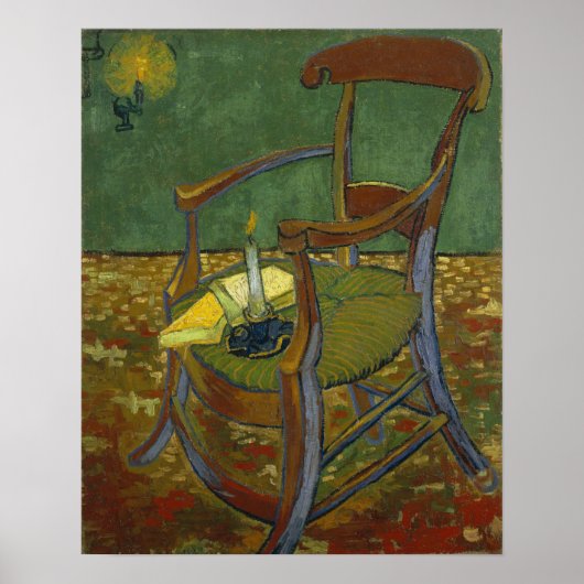Poster Van Gogh - La chaise de Gauguin (Devant)