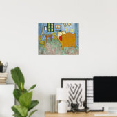 Poster Van Gogh - La Chambre (Bureau à domicile)