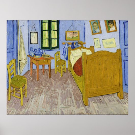 Poster Van Gogh - La chambre de l'artiste à Arles (Devant)