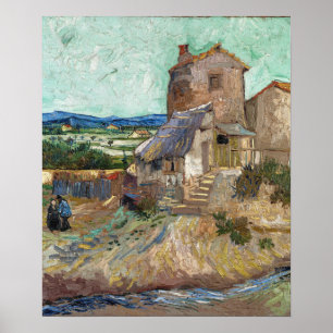 Poster Van Gogh - La Maison de La Crau (Vieux Moulin)