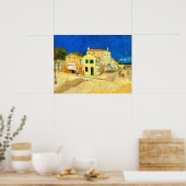 Poster Van Gogh, La Maison Jaune, (Cuisine)