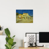 Poster Van Gogh - La Maison Jaune (Bureau à domicile)