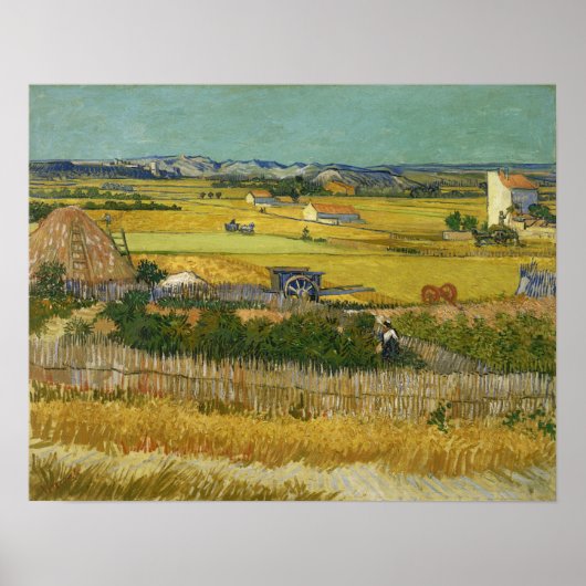 Poster Van Gogh - La Moisson (Devant)