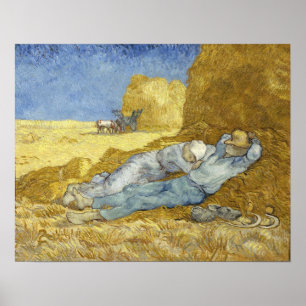 Poster Van Gogh - La Siesta (Après Millet)