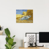Poster Van Gogh - La Sieste (D'après Millet) (Bureau à domicile)