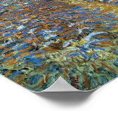 Poster Van Gogh - La tour (Tour avec coucher de soleil) (Coin)