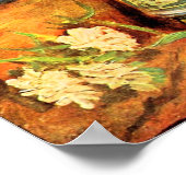 Poster Van Gogh - La vie morte avec des gladiolas rouges (Coin)