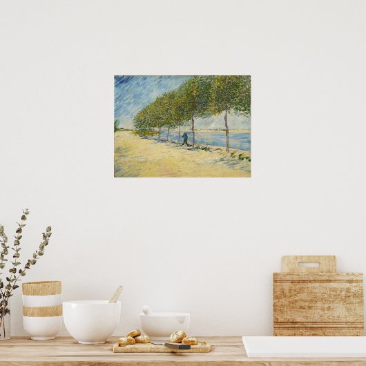 Poster Van Gogh - Langs De Seine (Cuisine)