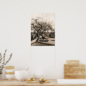 Poster Van Gogh - Le Jardin Du Parsonage Nuenen En Hiver (Cuisine)