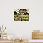 Poster Van Gogh - Le Laakmolen près de La Haye (Cuisine)