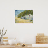 Poster Van Gogh - Le long de la Seine (Cuisine)