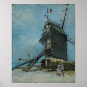 Poster Van Gogh - Le Moulin De La Galette