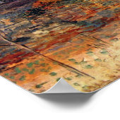 Poster Van Gogh - Le Moulin De La Galette Windmill (Coin)