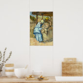 Poster Van Gogh - Le Mouton-Shearer (Après Millet) (Cuisine)